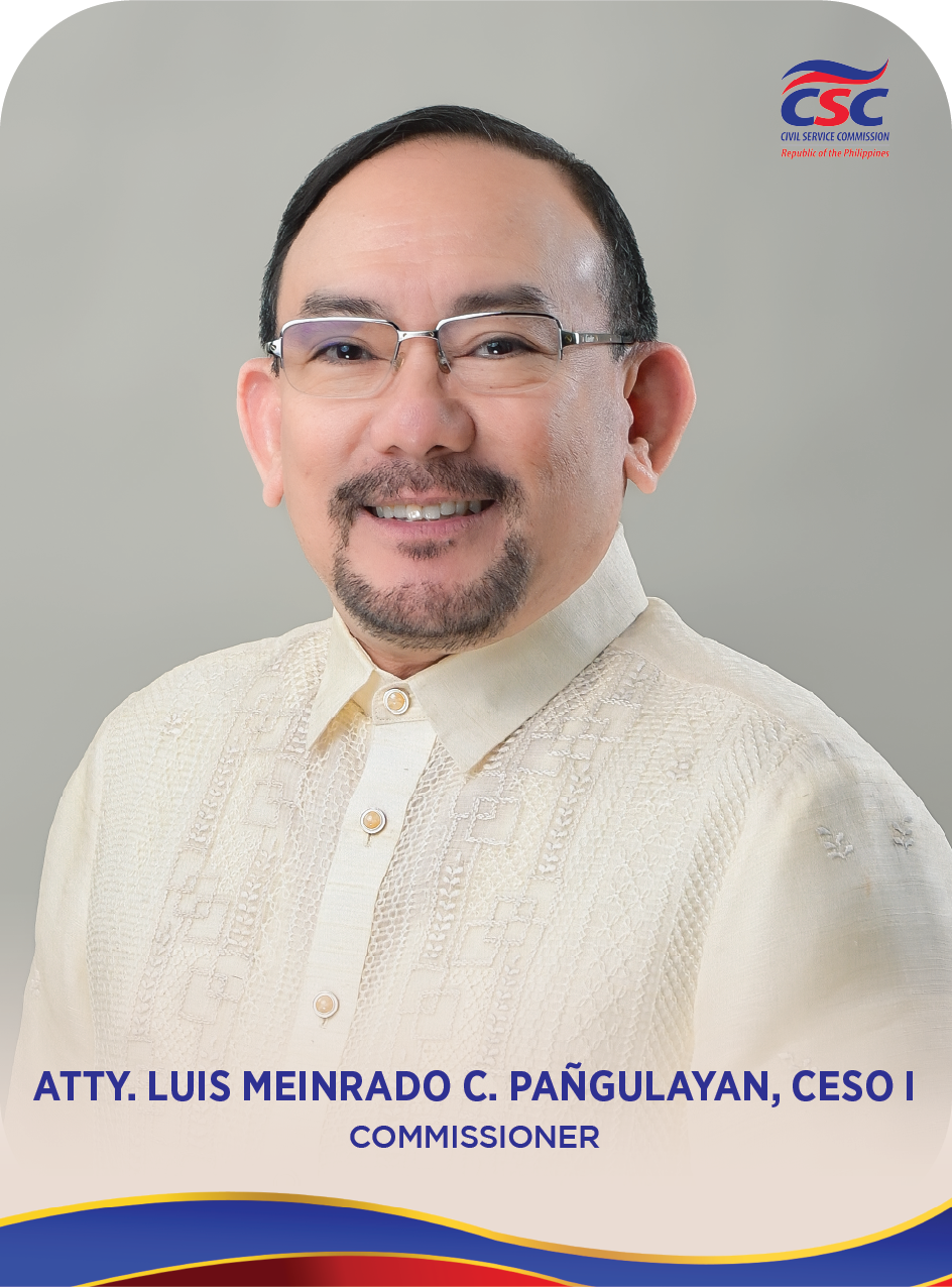 Official portrait of Atty. Luis Meinrado C. Pañgulayan, CESO I
